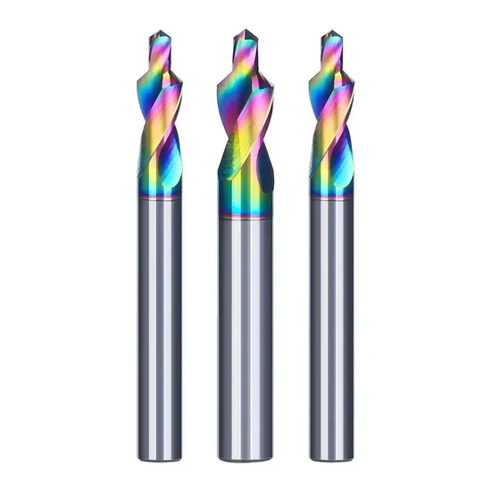 Colorful Tungsten Steel Step Drill 2-12mm 50 75 100mm Counterbore Twist Step Drill Step Countersunk Chamfering Drill Bit
